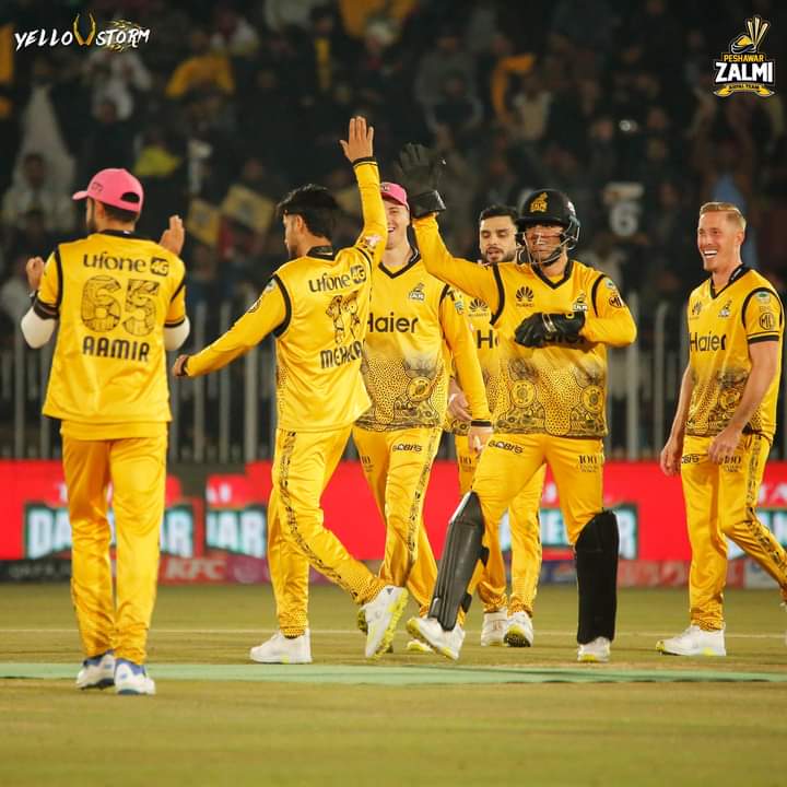 Peshawar Zalmi Secure Clinches Victory over Multan sultan in thrilling match