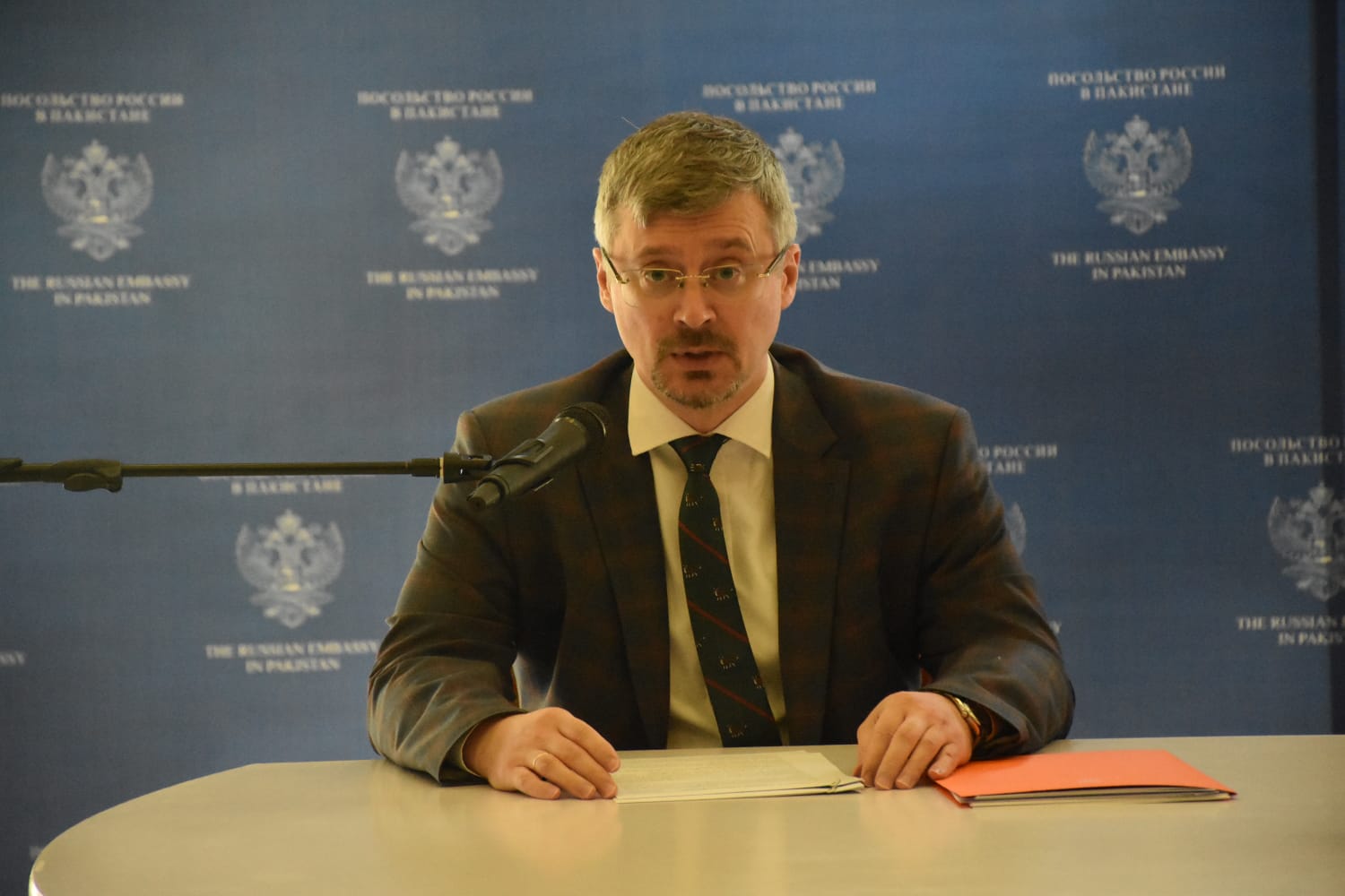 Statement by Ambassador of Russia to Pakistan Mr. Albert P. Khorev at the Ukrainian Conflict Press Briefing