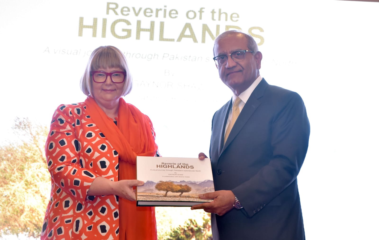 Reverie of Highlands” by Gaynor Shaw Launched at Islamabad Serena Hotel