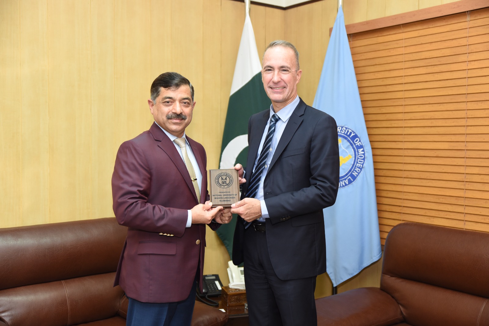 French Defense Attaché Visits NUML to Strengthen Educational Ties