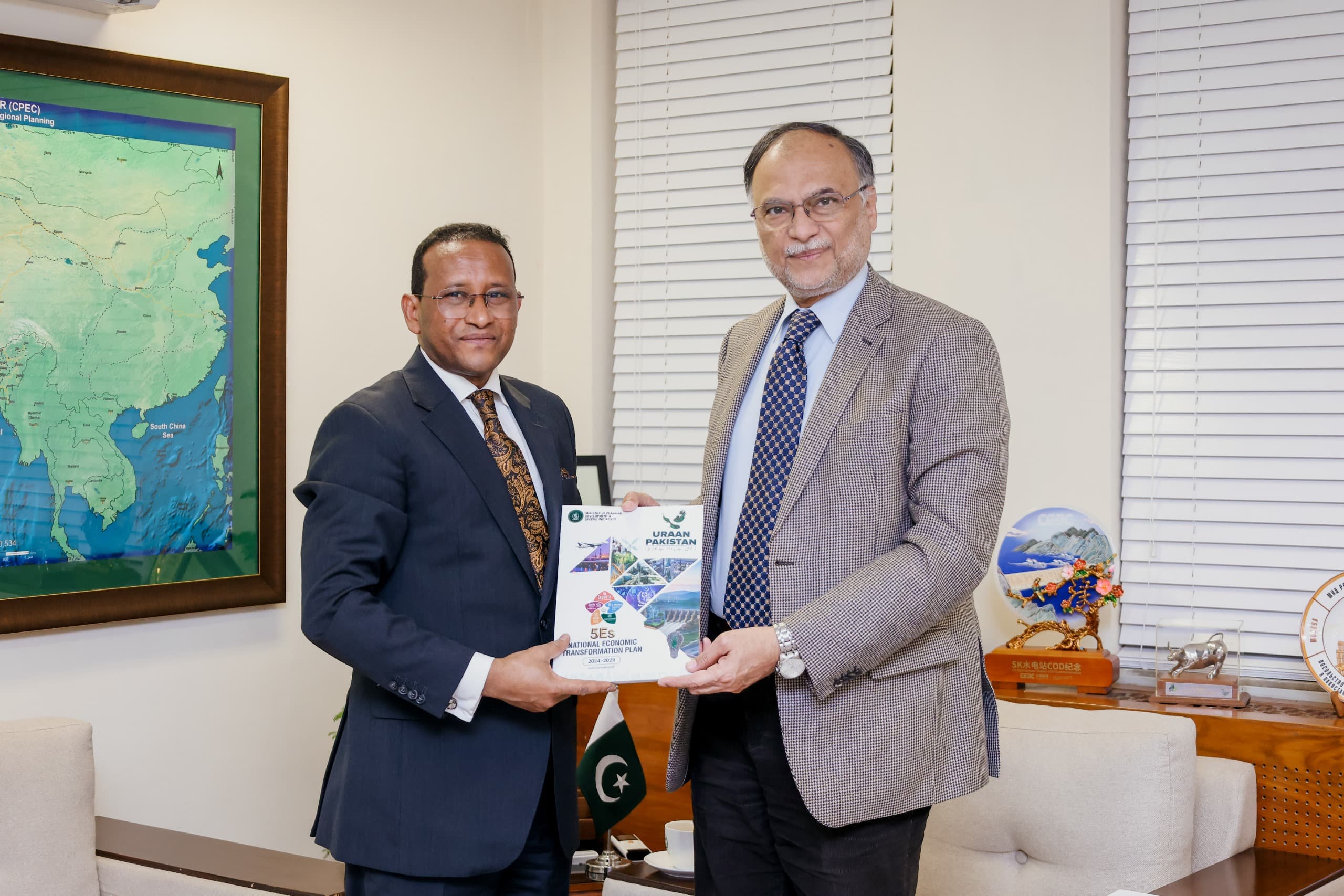 Ethiopian Ambassador Dr. Jemal Beker Commends ‘Uraan Pakistan’ Initiative  