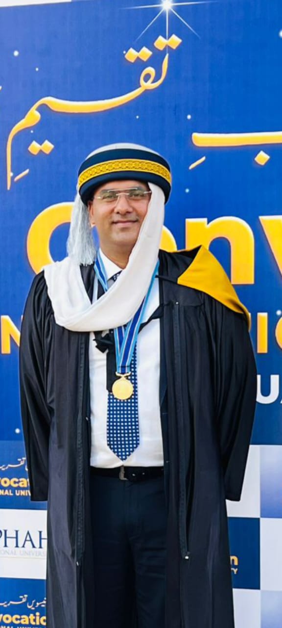 Gold Medal for Muhammad Ali Khan of Rifa University