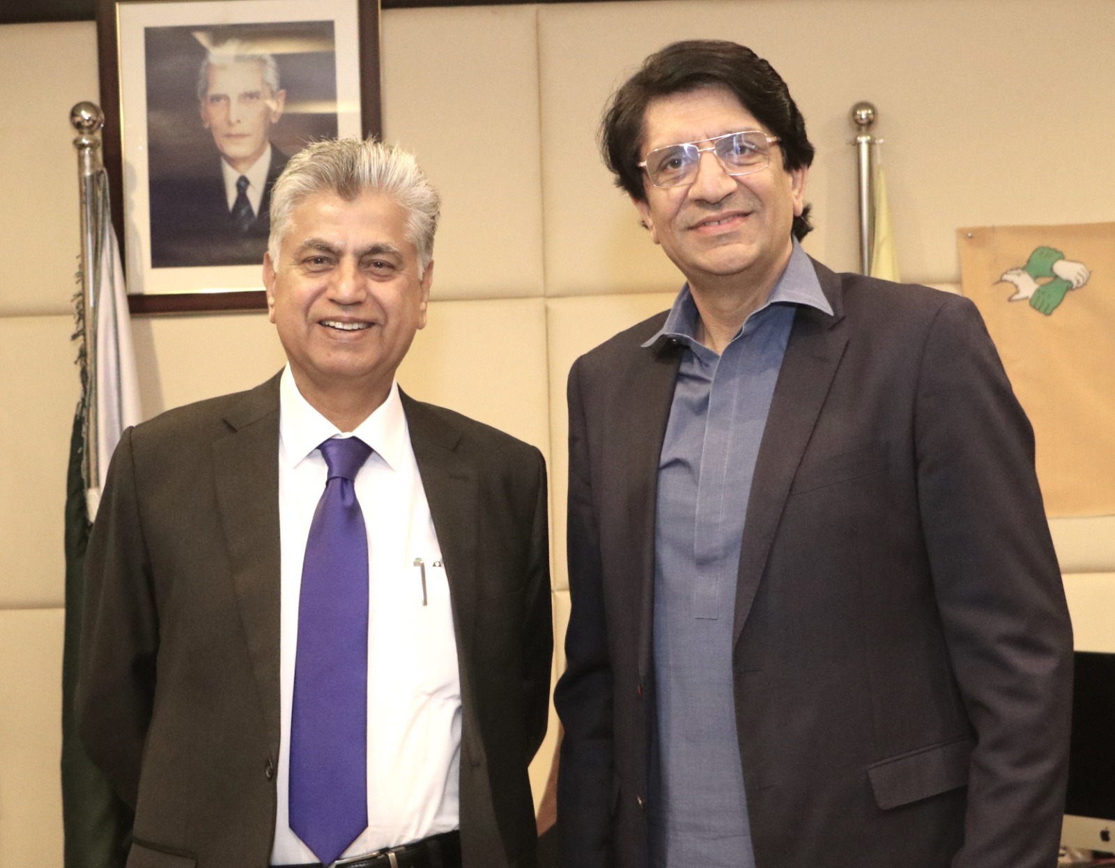 Former Information and Broadcasting Minister met Khaqan Waheed Khawaja