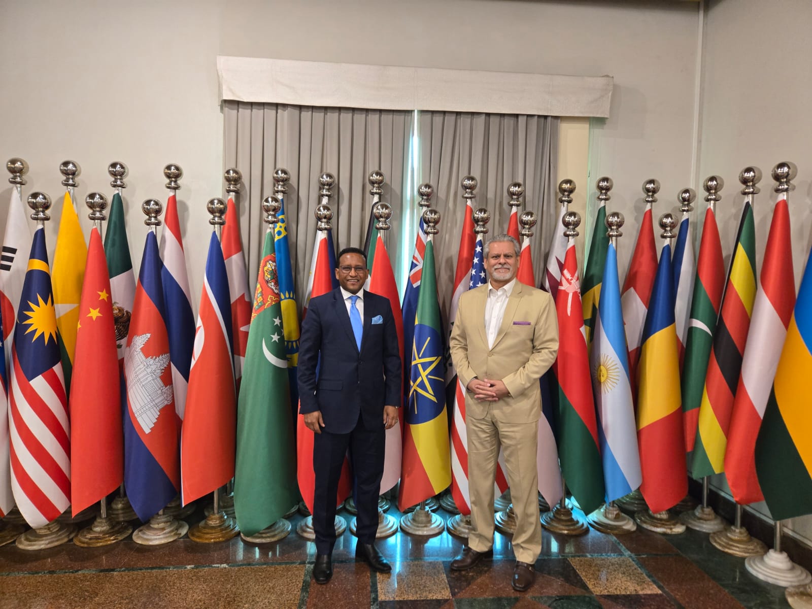 Ambassador Dr. Jemal Calls on Additional Secretary Africa to Review Single Country Exhibition Preparations