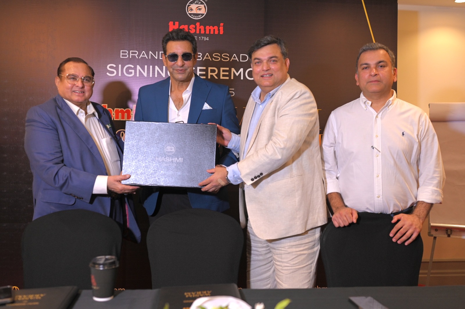 HASHMI PAKISTAN announces Cricket Legend ‘Waseem Akram as Global Brand Ambassador for HASHMI ISPAGHOl