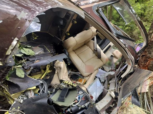 Helicopter crash in India leaves five dead