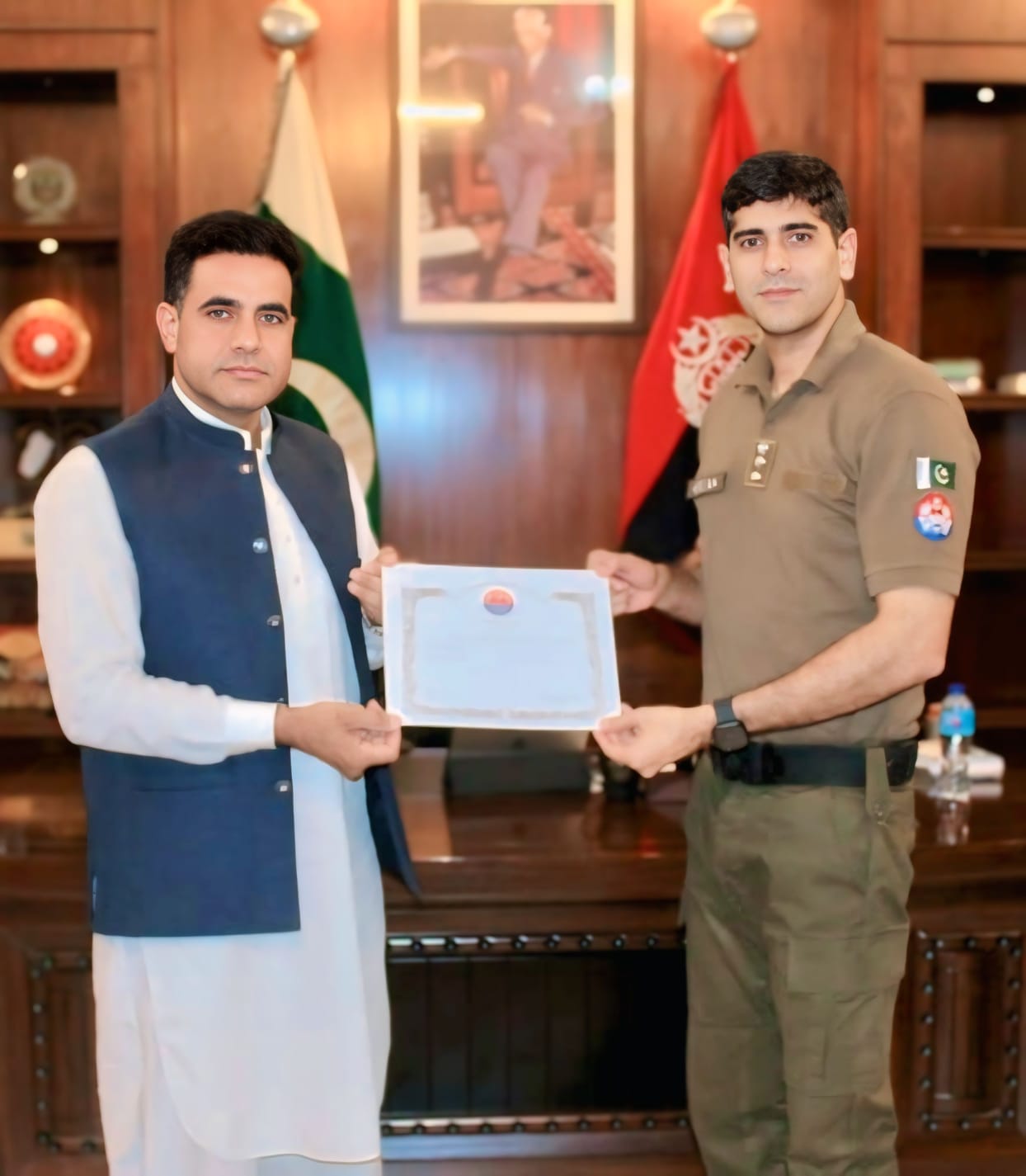 DPO Attock appreciates journalistic services of Nisar Ali
