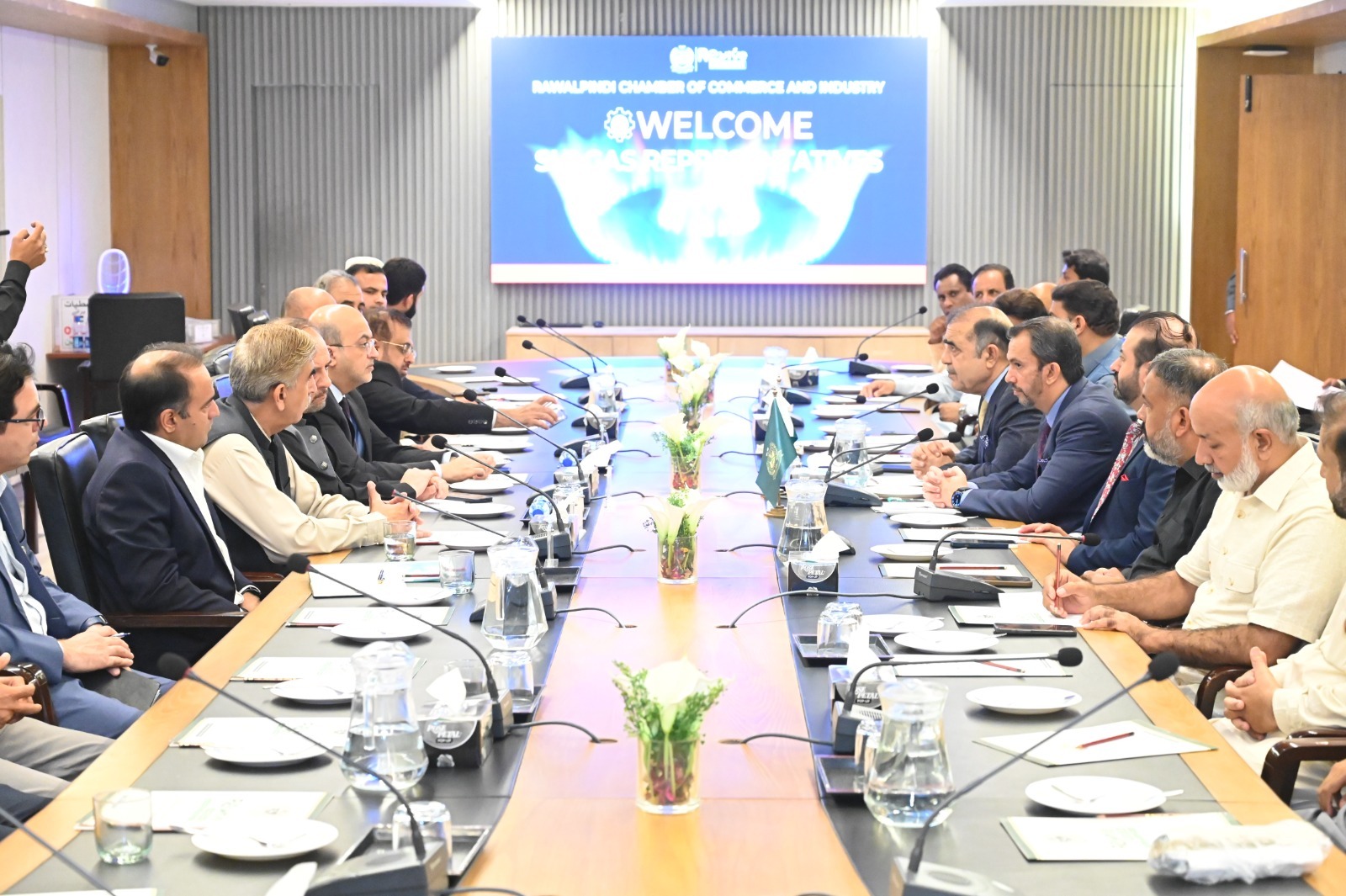 High-Level Delegation from Sui Northern Gas Visits Rawalpindi Chamber of Commerce