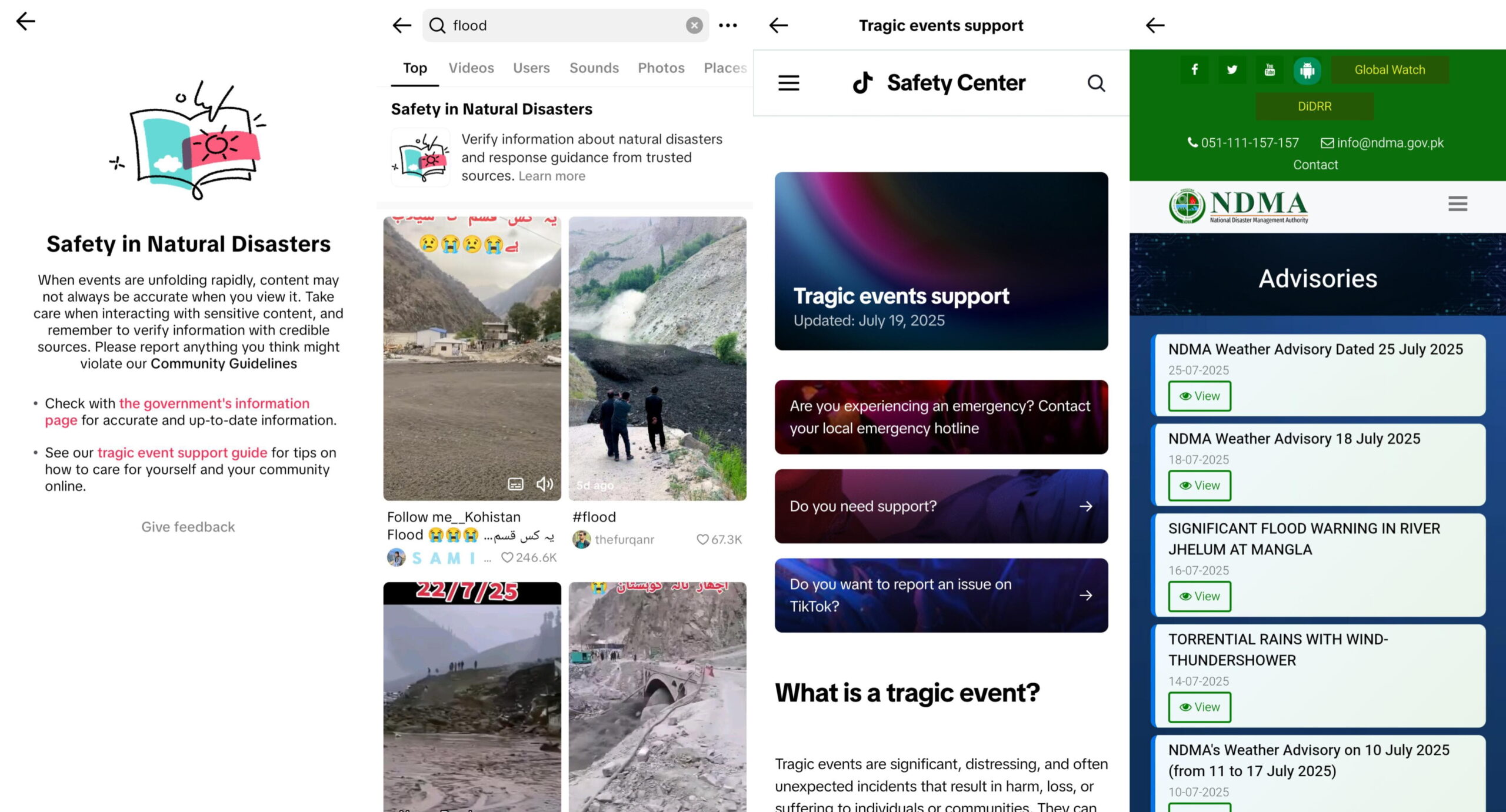 TikTok Launches Guide to Combat Misinformation During Monsoon Floods in Pakistan New search feature connects users to sources of verified information and support during monsoon flood season