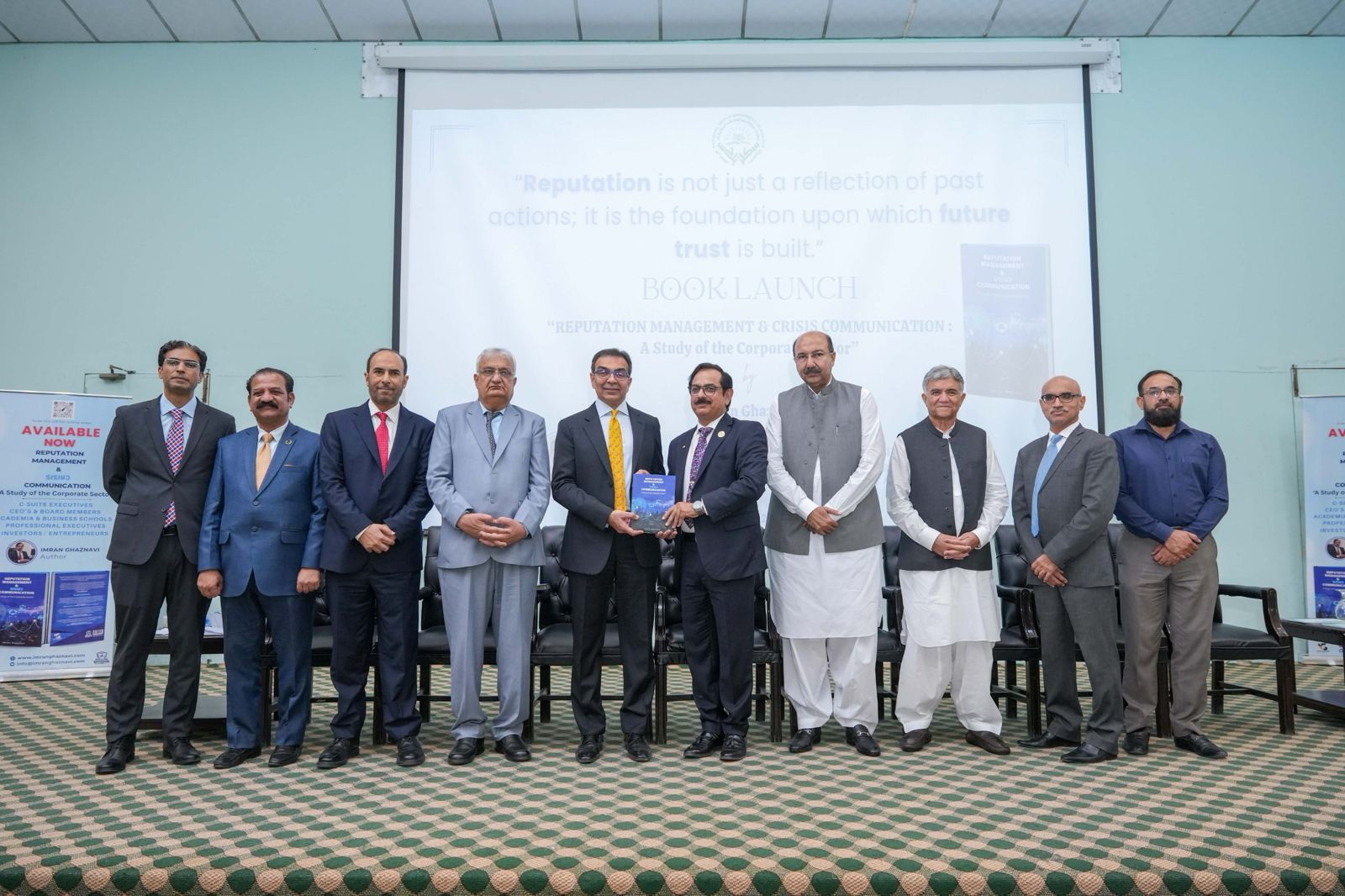 Book on “Reputation Management and Crisis Communication” by Imran Ghaznavi Launched at National Skills University Islamabad