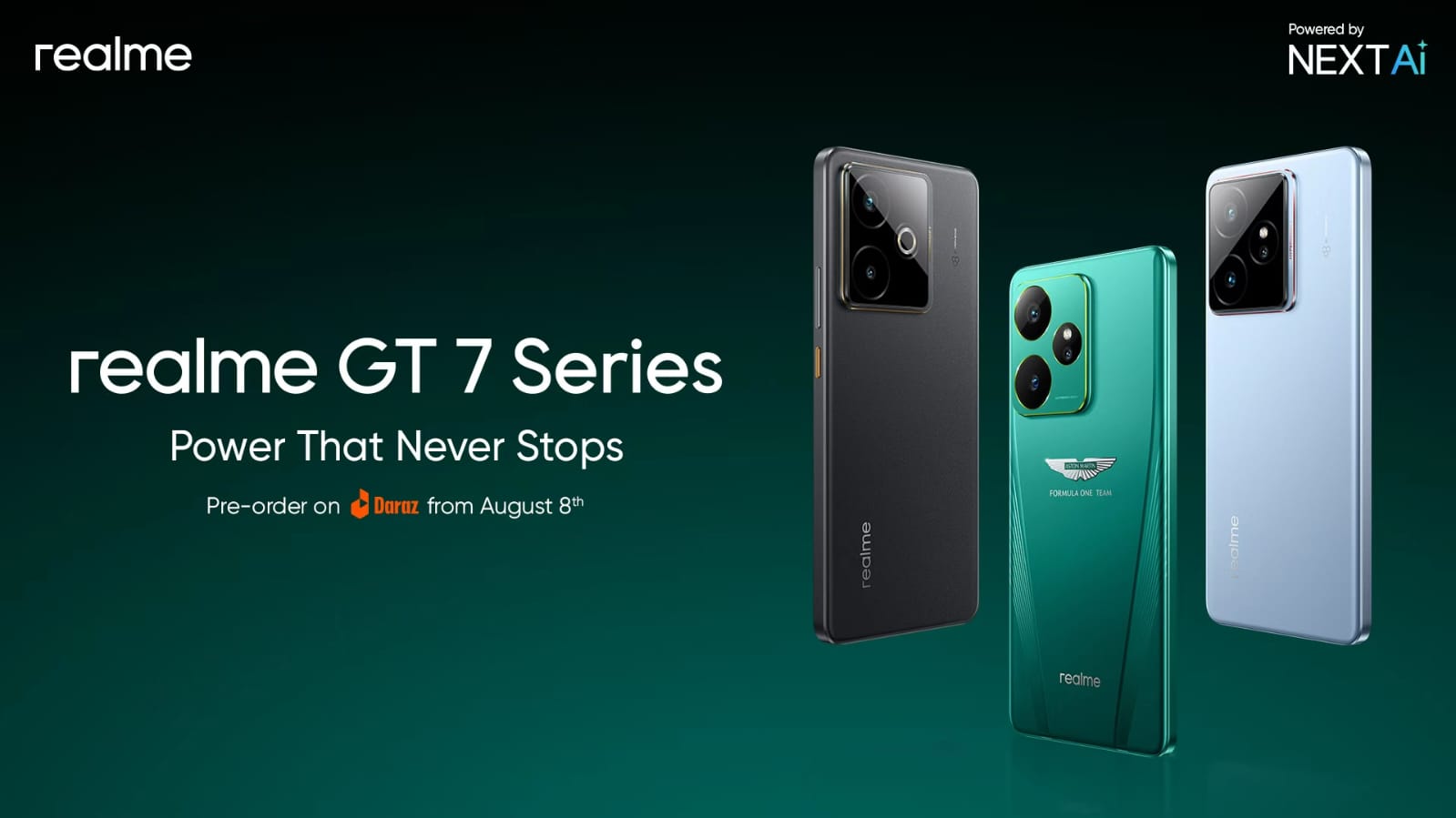 The Wait is Finally Over – realme GT 7 Brings the Ultimate Flagship Killer to Pakistan on August 8, 2025