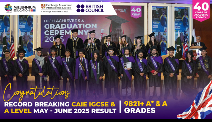 Millennials Achieve Record-Breaking Success in Cambridge Examinations 2025