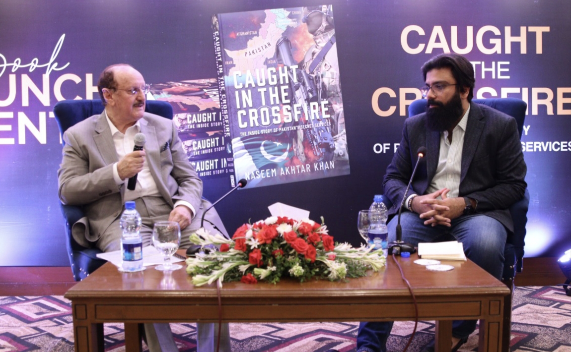 Brigadier ® Naseem Akhtar Khan  Launches Memoir “Caught in the Crossfire” in Islamabad