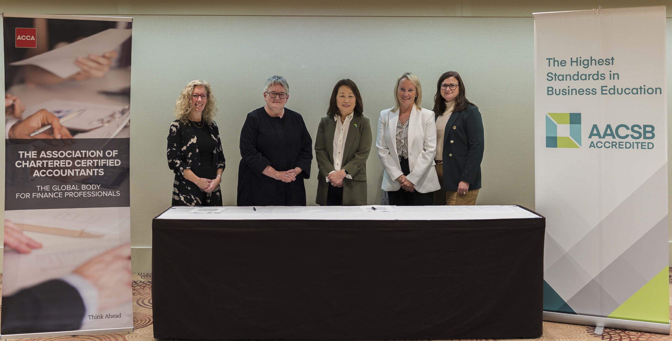 ACCA and AACSB join efforts to support accounting and finance  education