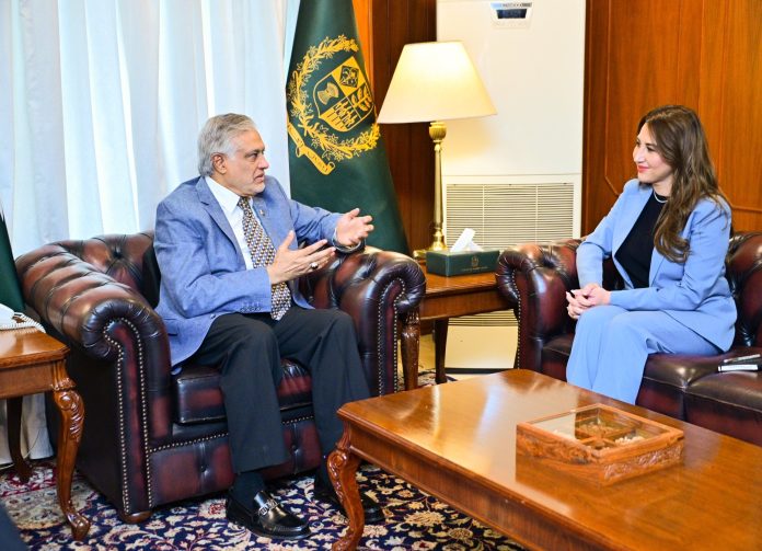 Dar, U.S. Envoy discuss expanding bilateral cooperation, regional stability