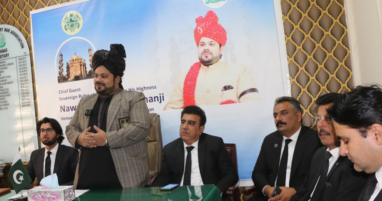 Nawab of Junagadh Urges Global Recognition of Junagadh’s Accession at Islamabad Bar Seminar