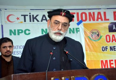 Journalists play vital role in strengthening democracy, says Senator Talha Mahmood