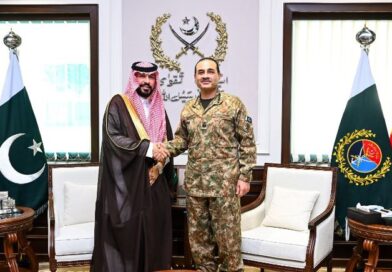 SAUDI AMBASSADOR ALBUGAMY MEETS COAS ASIM MUNIR AT GHQ